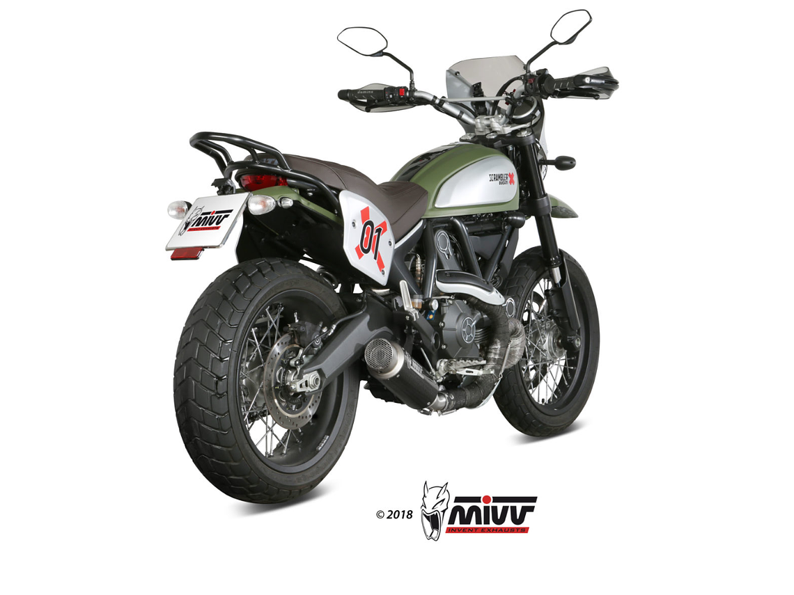 Escape MIVV GP Pro Carbono Ducati Scrambler 800 2015-2020  2