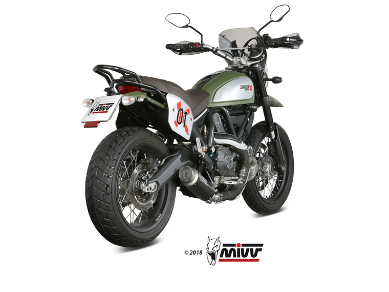 Escape MIVV GP Pro Carbono Ducati Scrambler 800 2015-2020  2