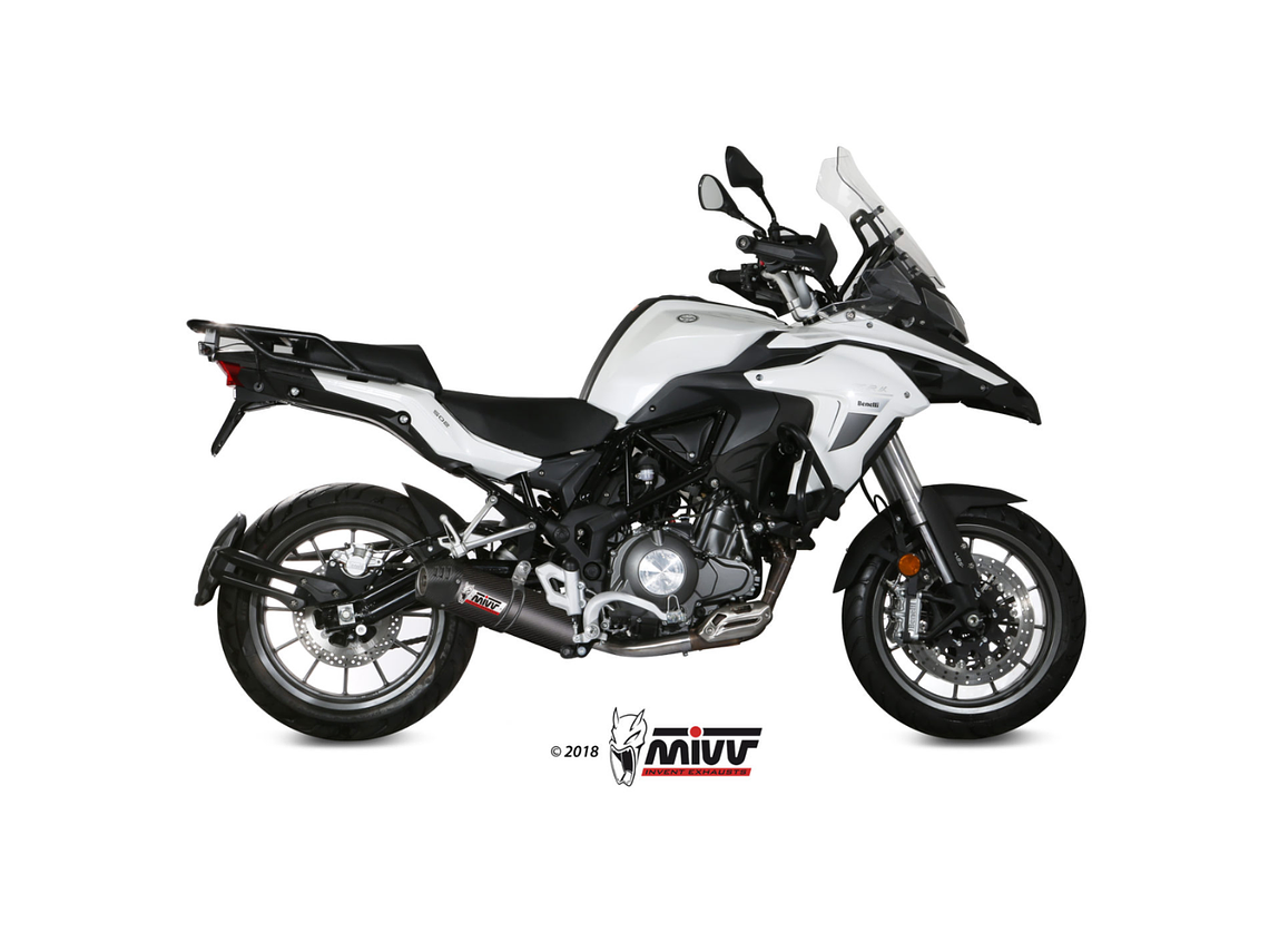Escape MIVV Oval Carbono Benelli TRK 502 2017-2023  1