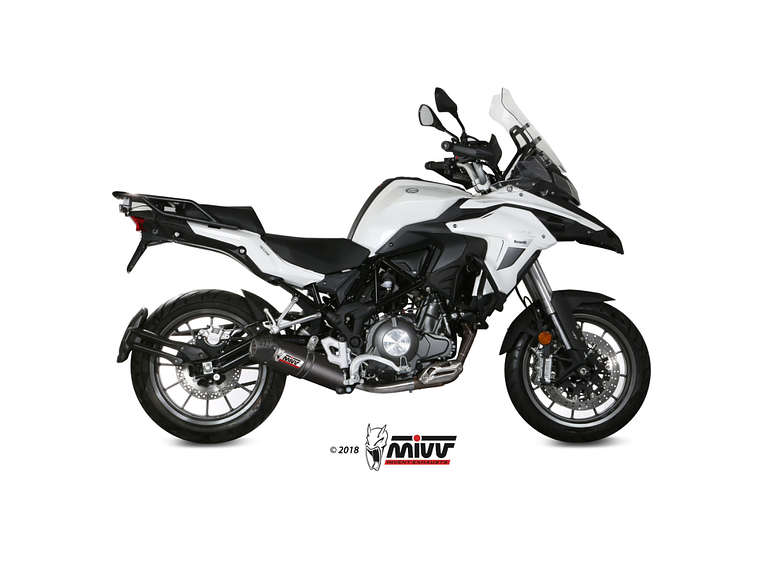 Escape MIVV Oval Carbono Benelli TRK 502 2017-2023  1