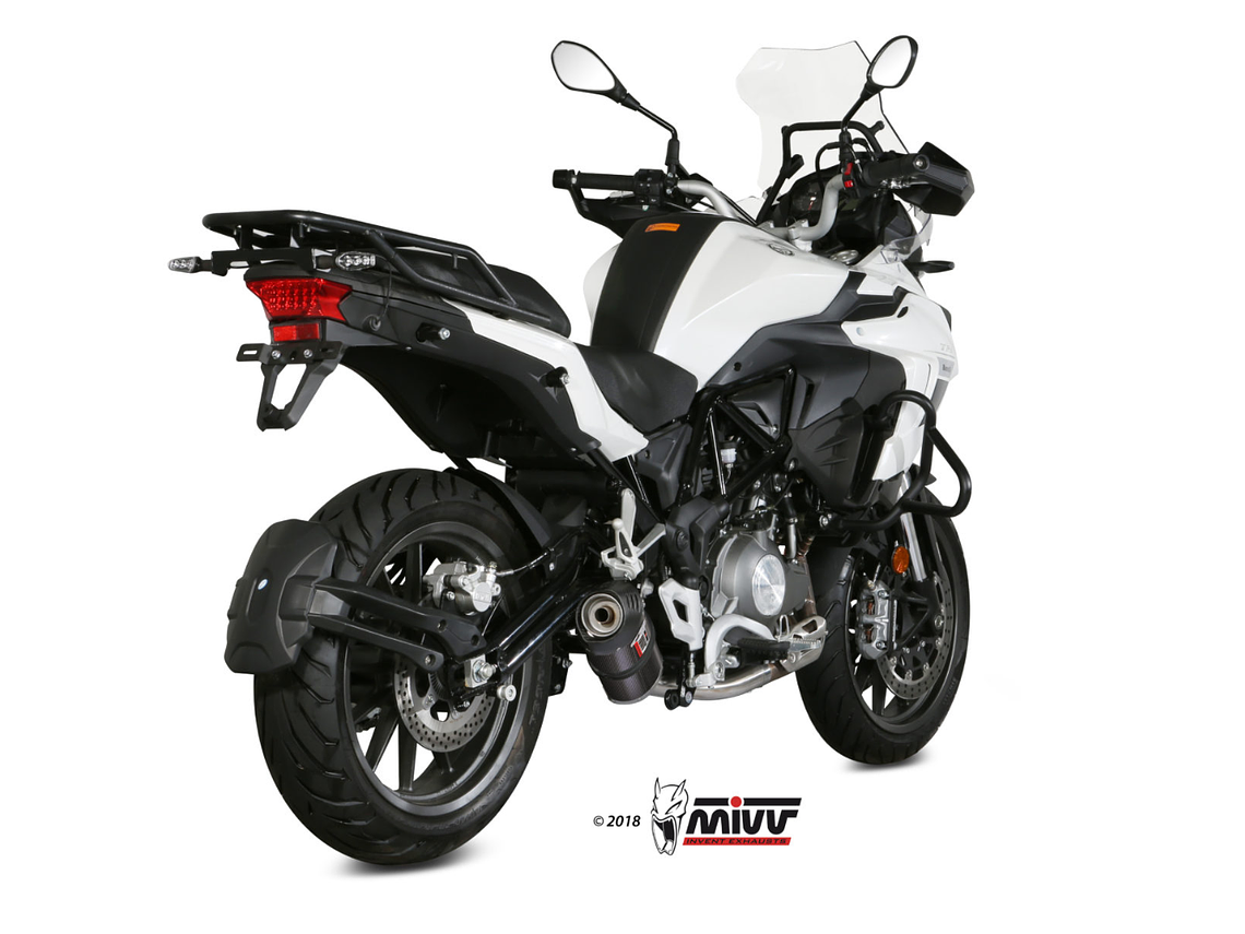 Escape MIVV Oval Carbono Benelli TRK 502 2017-2023  2