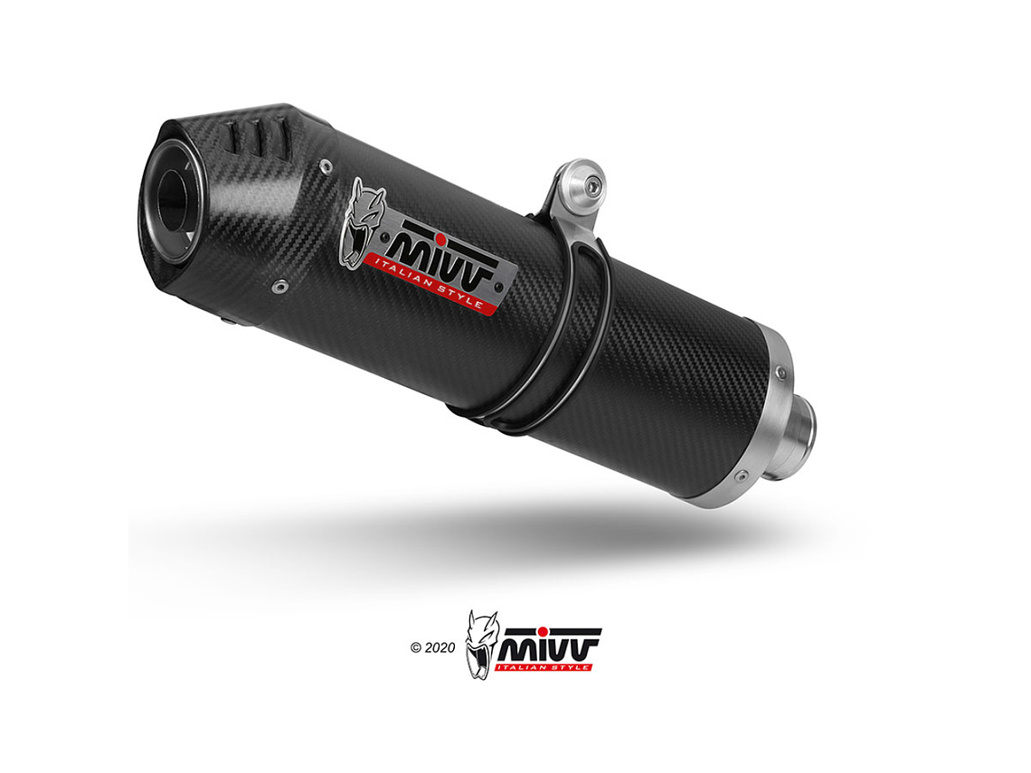 Escape MIVV Oval Carbono Benelli TRK 502 2017-2023  3