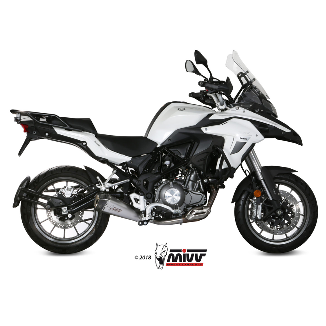 Escape MIVV Deltarace Inox Benelli TRK 502 2017-2023  1