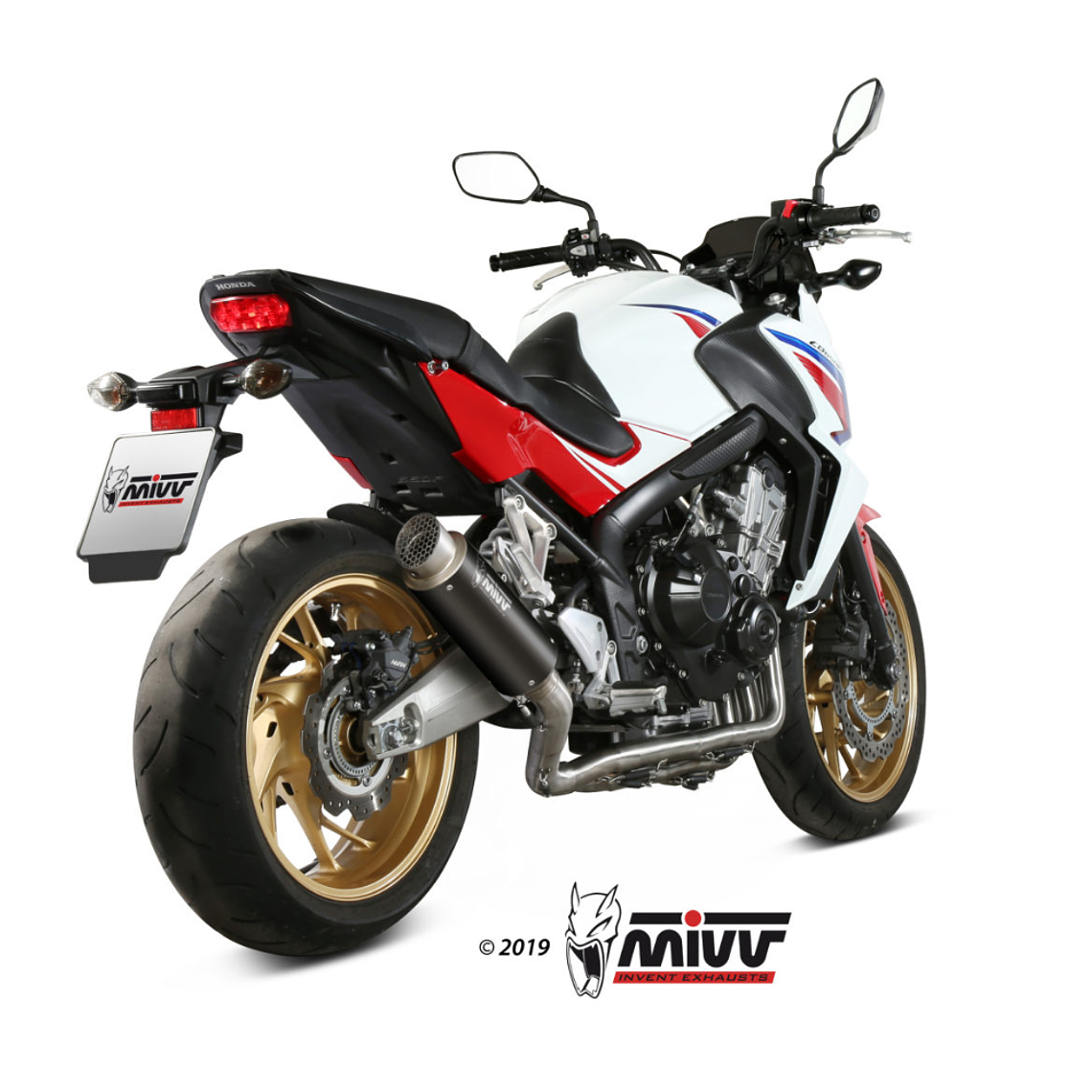 Escape MIVV GP Pro Honda CB 650 F 2014-2018 (Preto)  2