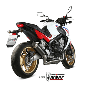 Escape MIVV GP Pro Honda CB 650 F 2014-2018 (Preto) 