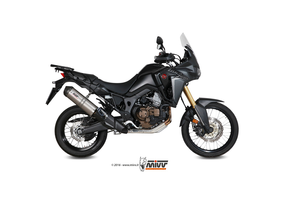 Escape MIVV Oval Titânio Honda CRF 1000 L Africa Twin 2016-2019  1