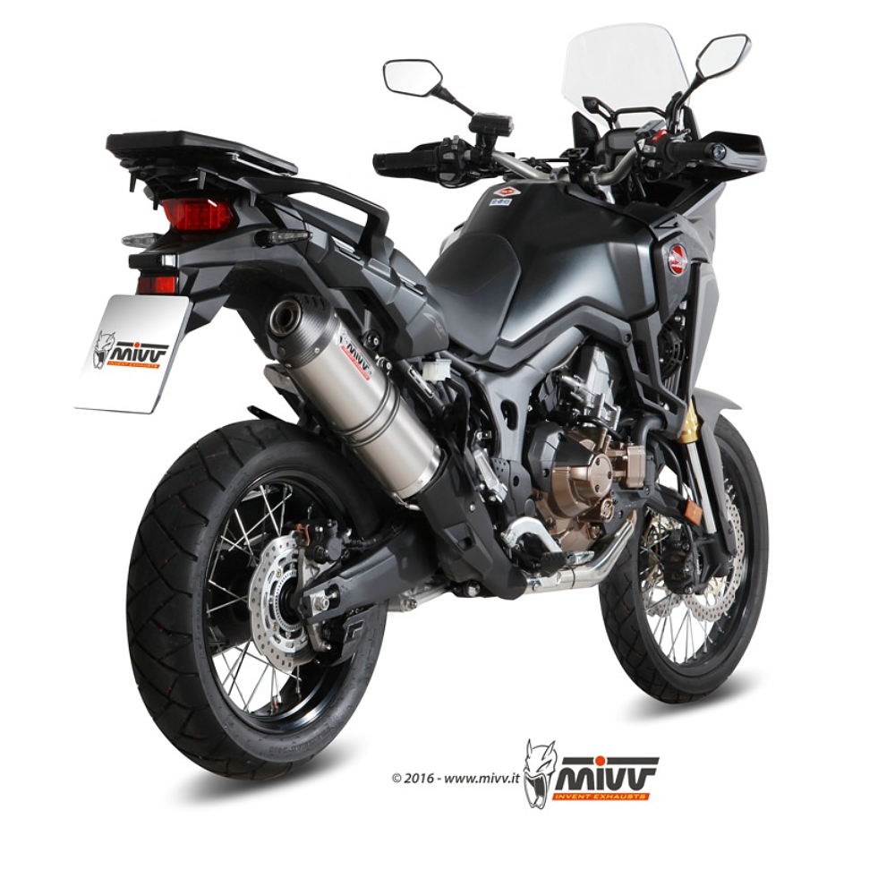 Escape MIVV Oval Titânio Honda CRF 1000 L Africa Twin 2016-2019 