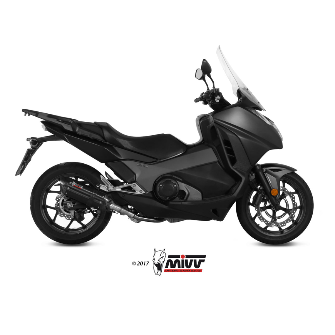 Escape MIVV Suono Preto Honda Integra 750 2016-2020  1