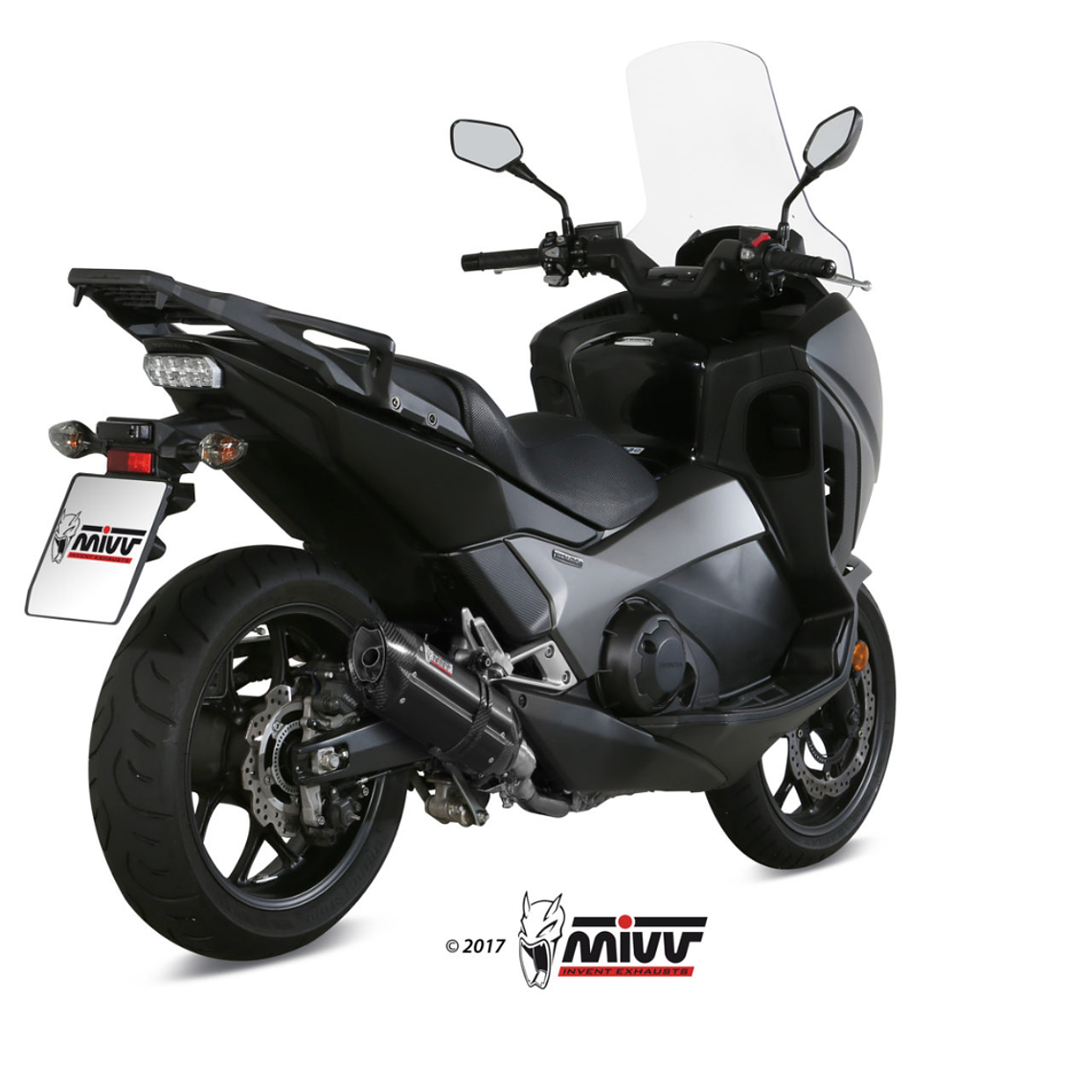 Escape MIVV Suono Preto Honda Integra 750 2016-2020  2