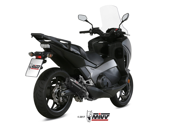 Escape MIVV Suono Preto Honda Integra 750 2016-2020  2