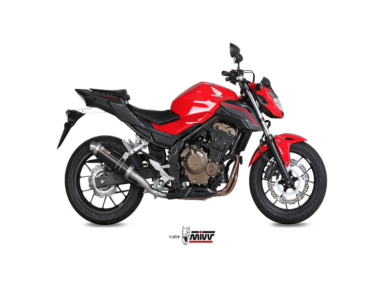 Escape MIVV Preto Honda CB 500 F 2016-2018  1