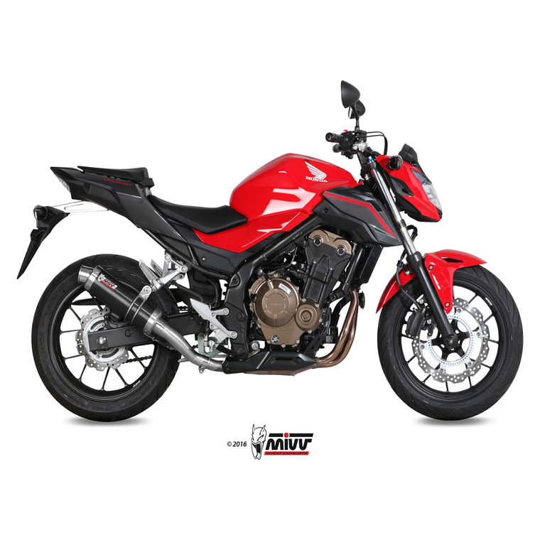 Escape MIVV Preto Honda CB 500 F 2016-2018  1