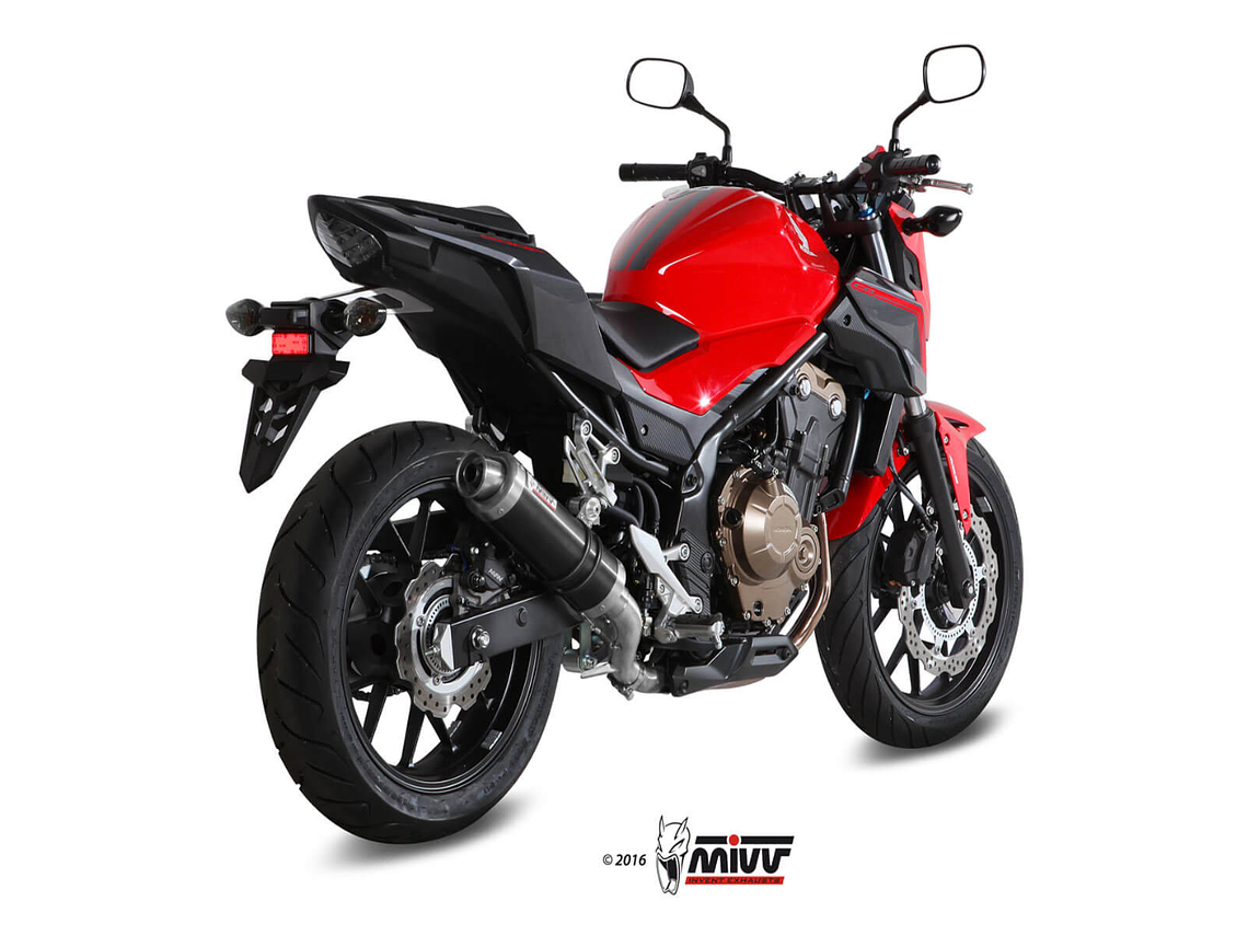 Escape MIVV Preto Honda CB 500 F 2016-2018  2