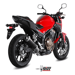 Escape MIVV Preto Honda CB 500 F 2016-2018 