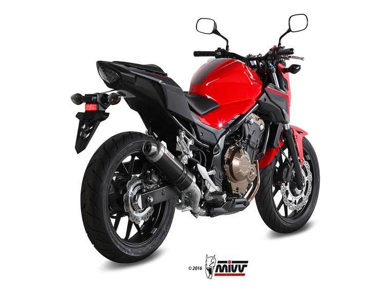 Escape MIVV Preto Honda CB 500 F 2016-2018  2