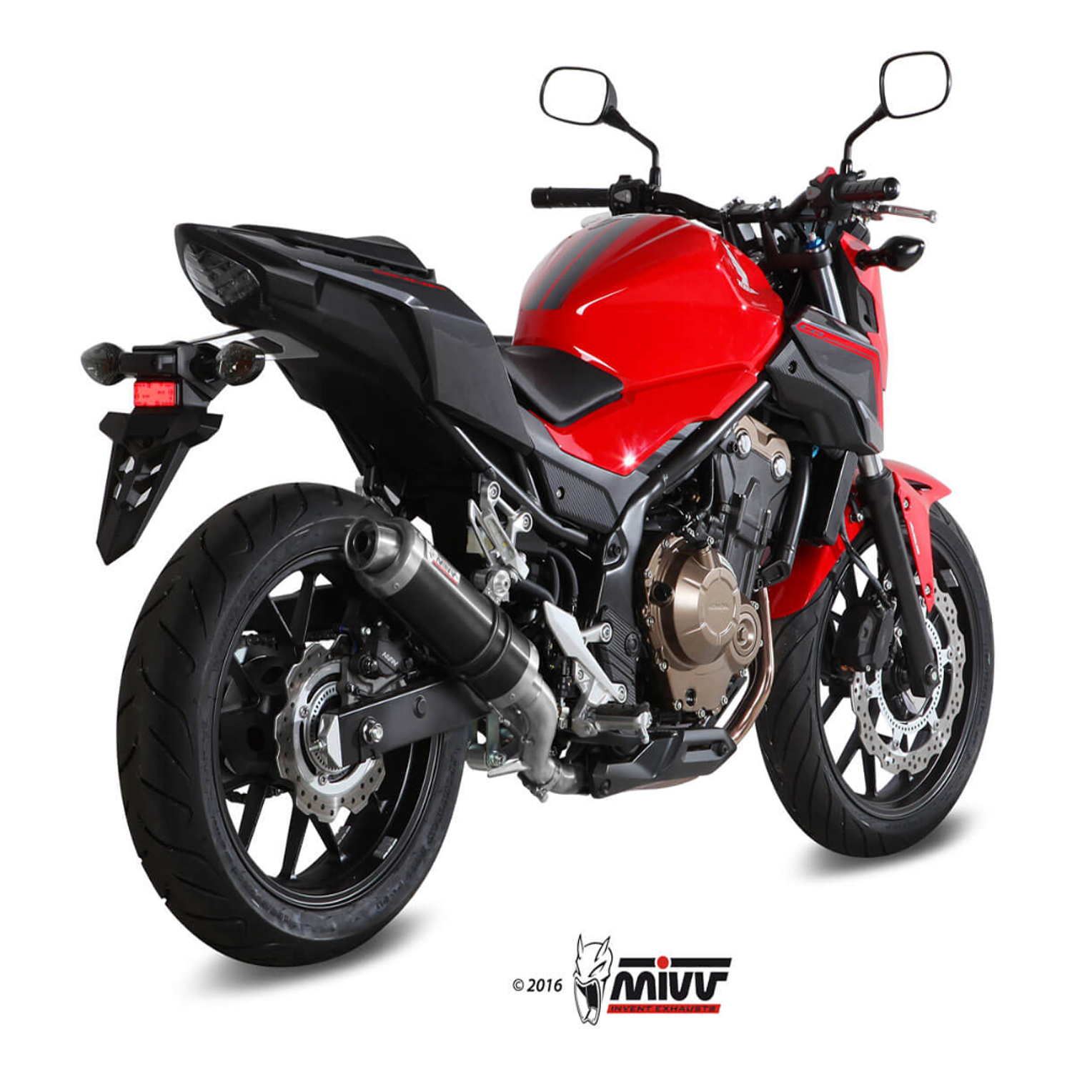 Escape MIVV Preto Honda CB 500 F 2016-2018  2