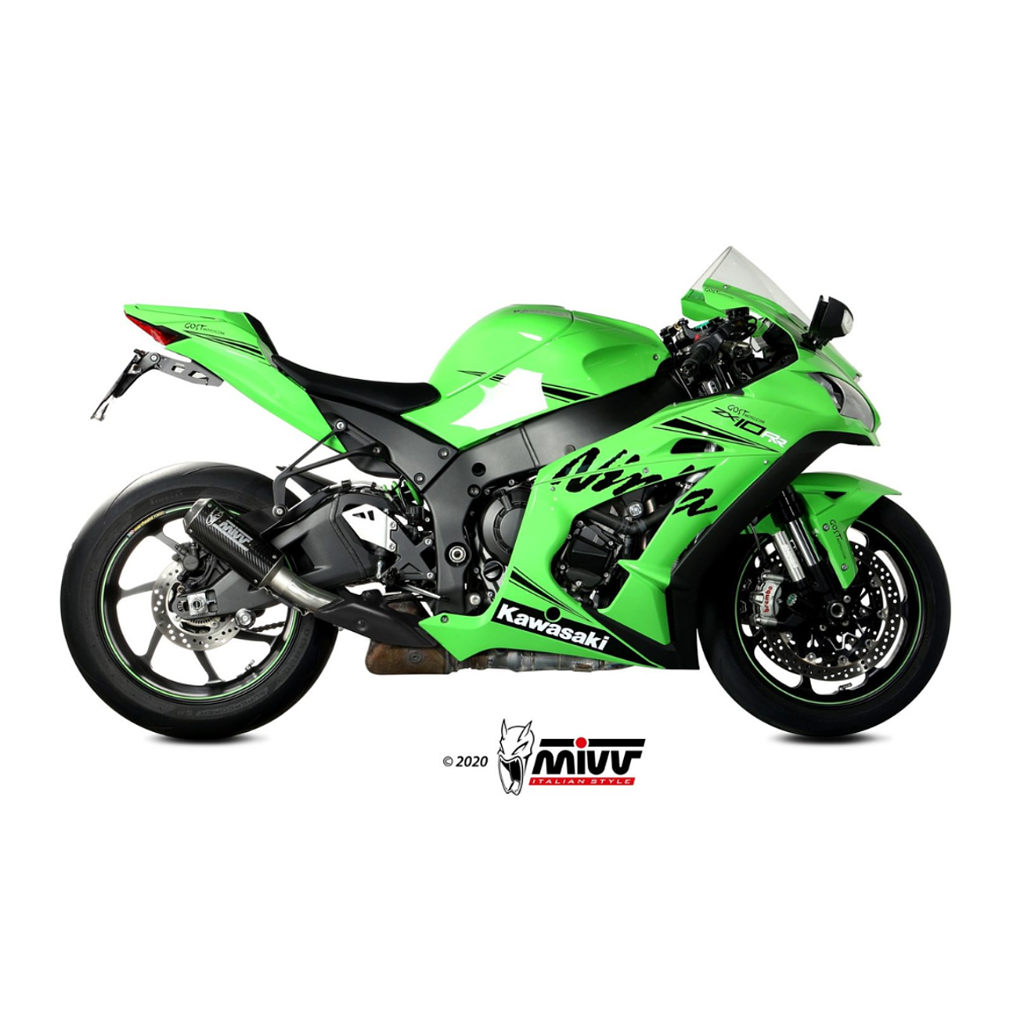 Escape MIVV MK3 Carbono Kawasaki ZX-10 R / RR / SE 2016-2023  1