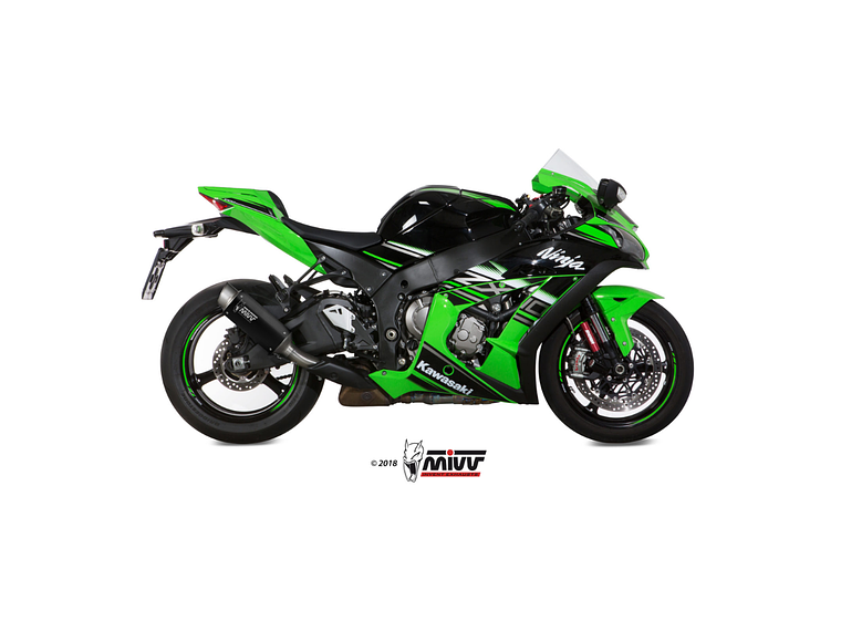Escape MIVV GP Pro Preto Kawasaki ZX-10 R / RR / SE 2016-2023  1