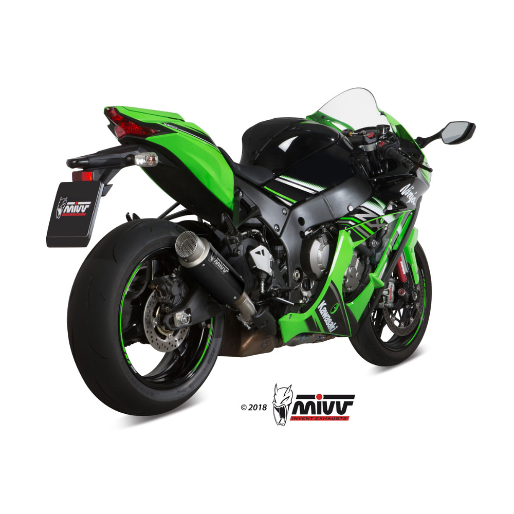 Escape MIVV GP Pro Preto Kawasaki ZX-10 R / RR / SE 2016-2023 