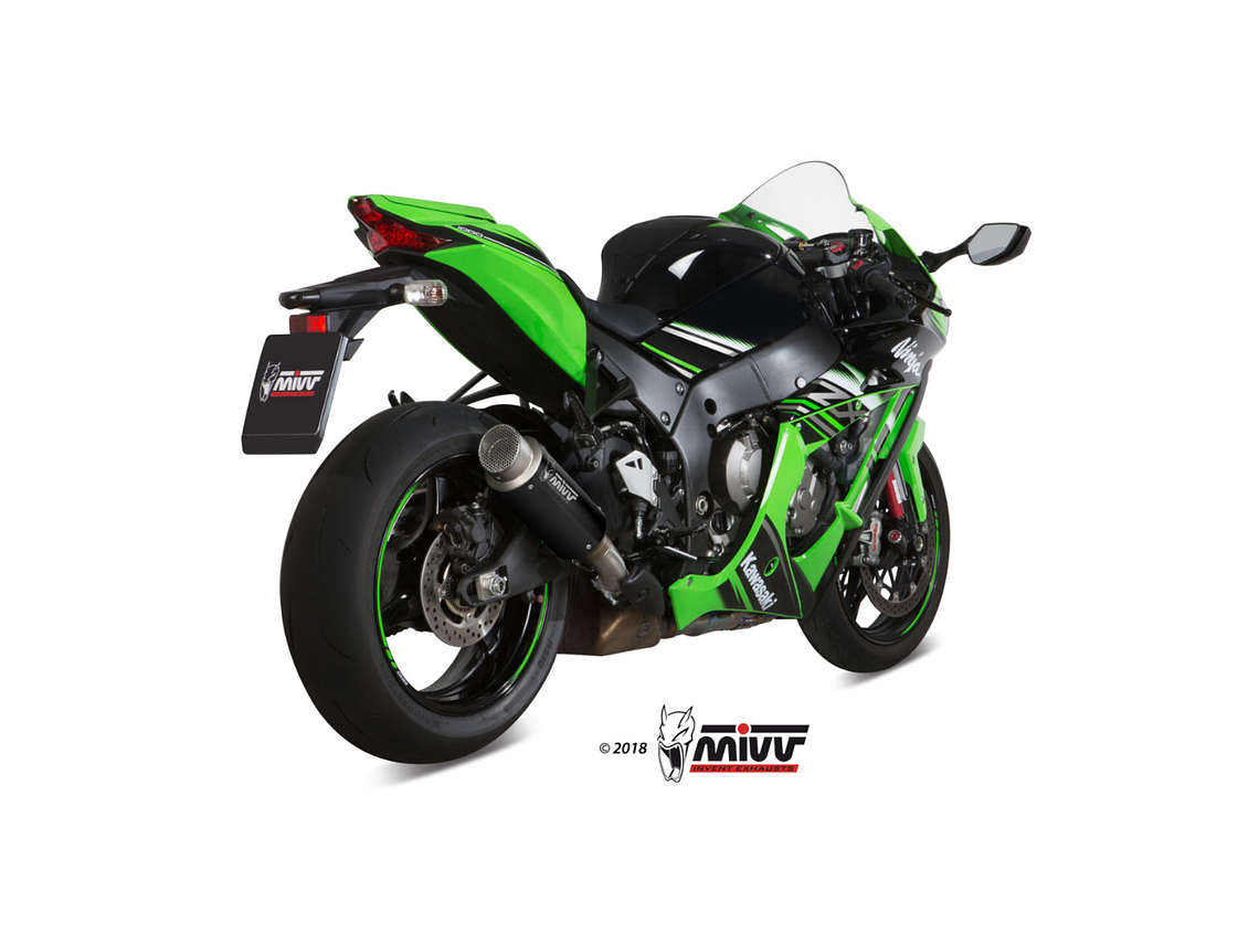 Escape MIVV GP Pro Preto Kawasaki ZX-10 R / RR / SE 2016-2023  2