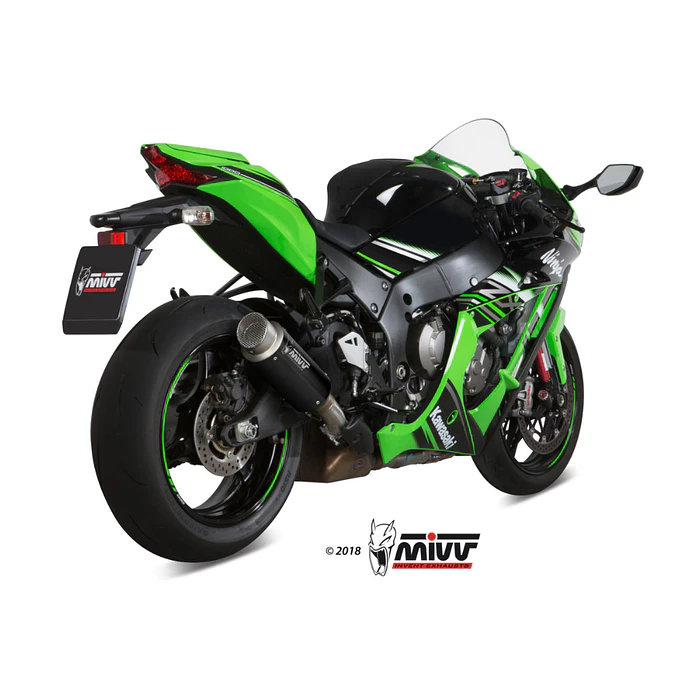 Escape MIVV GP Pro Preto Kawasaki ZX-10 R / RR / SE 2016-2023  2