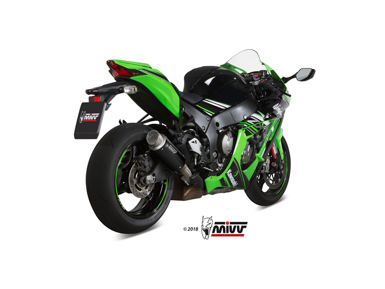 Escape MIVV GP Pro Preto Kawasaki ZX-10 R / RR / SE 2016-2023  2