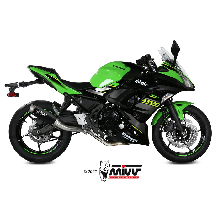 Escape MIVV GP Pro Preto Kawasaki Ninja 650 / Z650 1