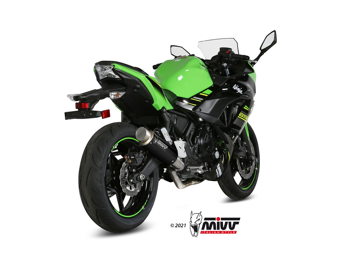 Escape MIVV GP Pro Preto Kawasaki Ninja 650 / Z650 2