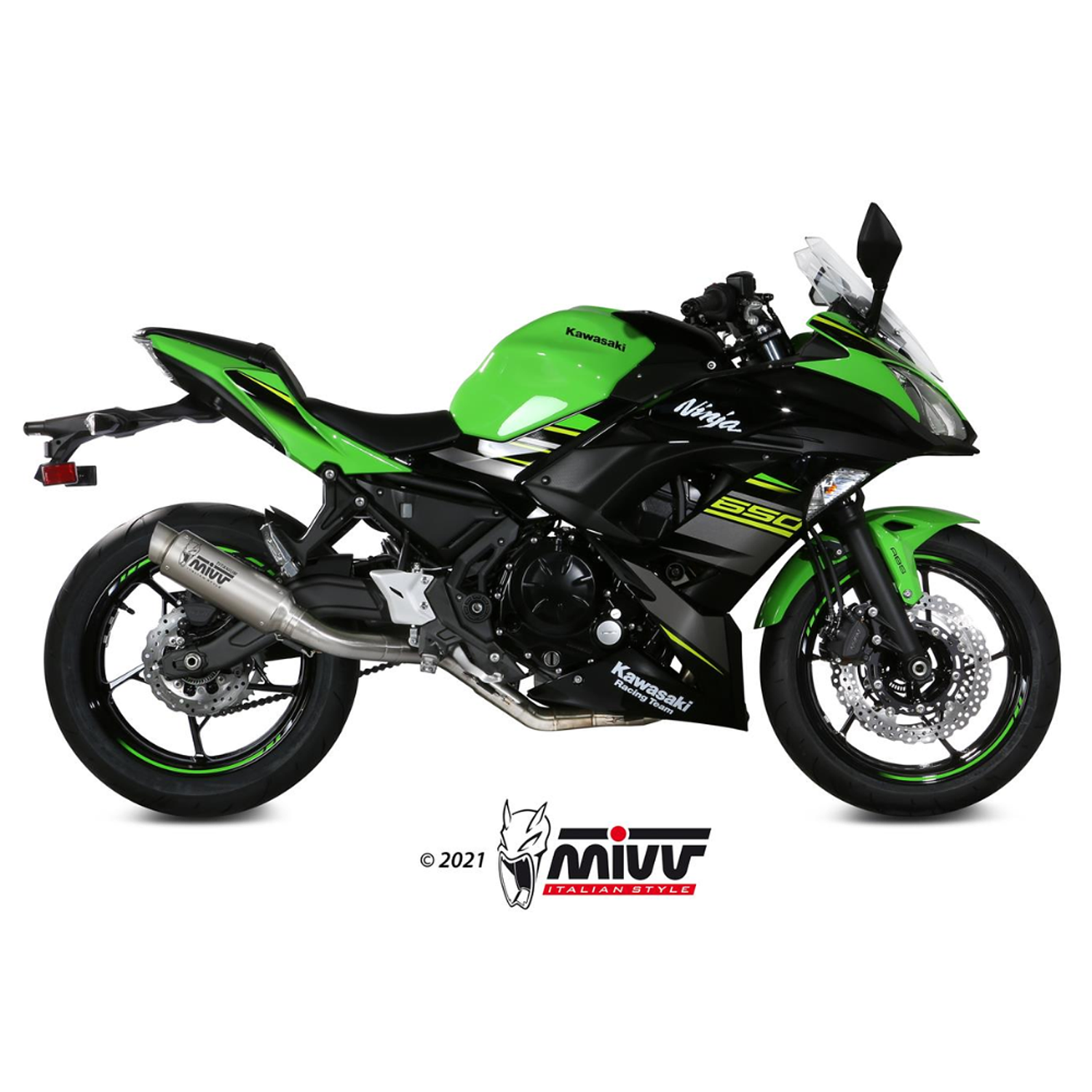 Escape MIVV GP Pro Preto Kawasaki Ninja 650 / Z650 4