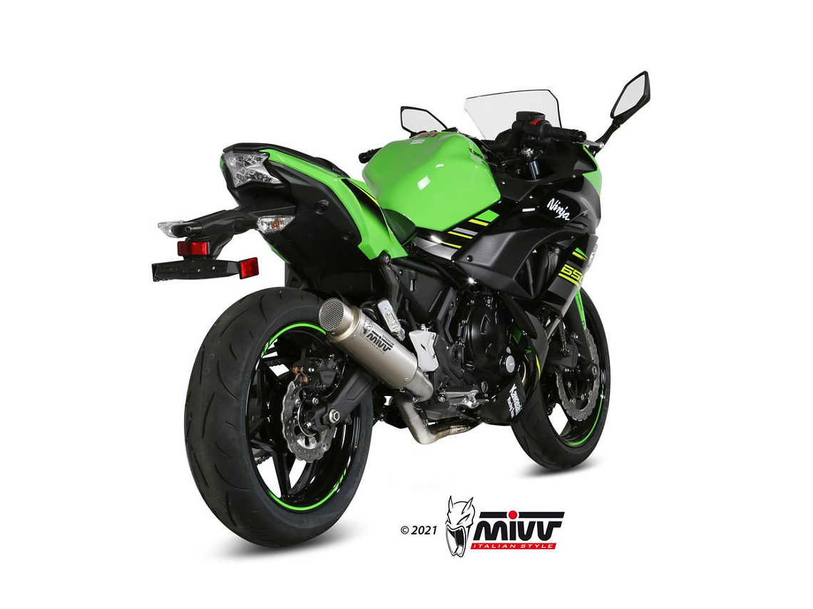 Escape MIVV GP Pro Preto Kawasaki Ninja 650 / Z650 5