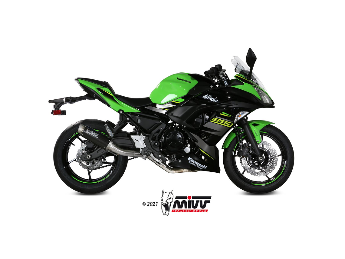 Escape MIVV GP Pro Preto Kawasaki Ninja 650 / Z650 7