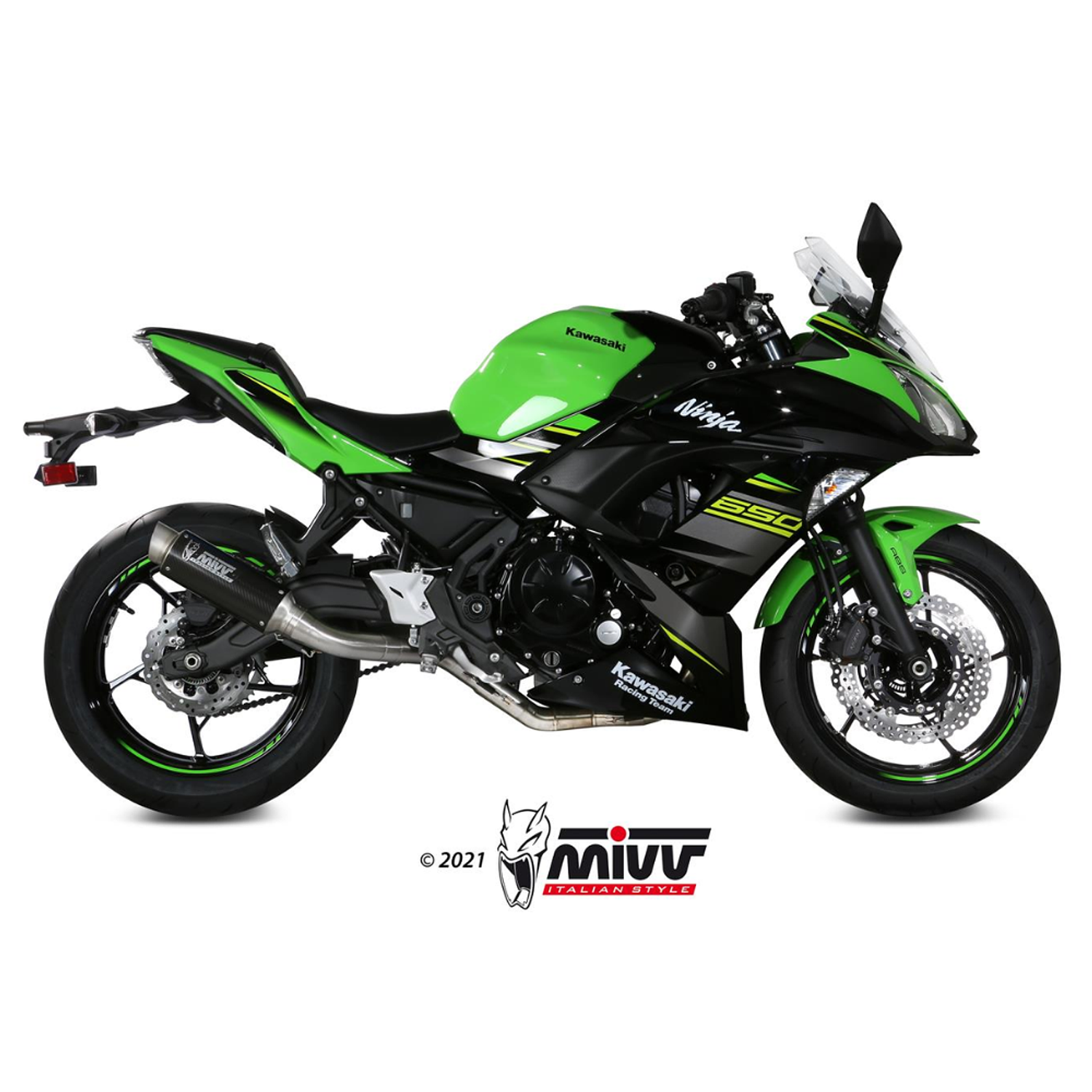 Escape MIVV GP Pro Preto Kawasaki Ninja 650 / Z650 7