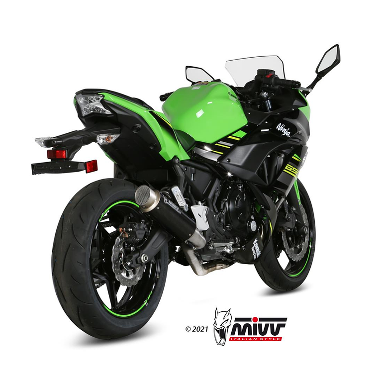 Escape MIVV GP Pro Preto Kawasaki Ninja 650 / Z650 8