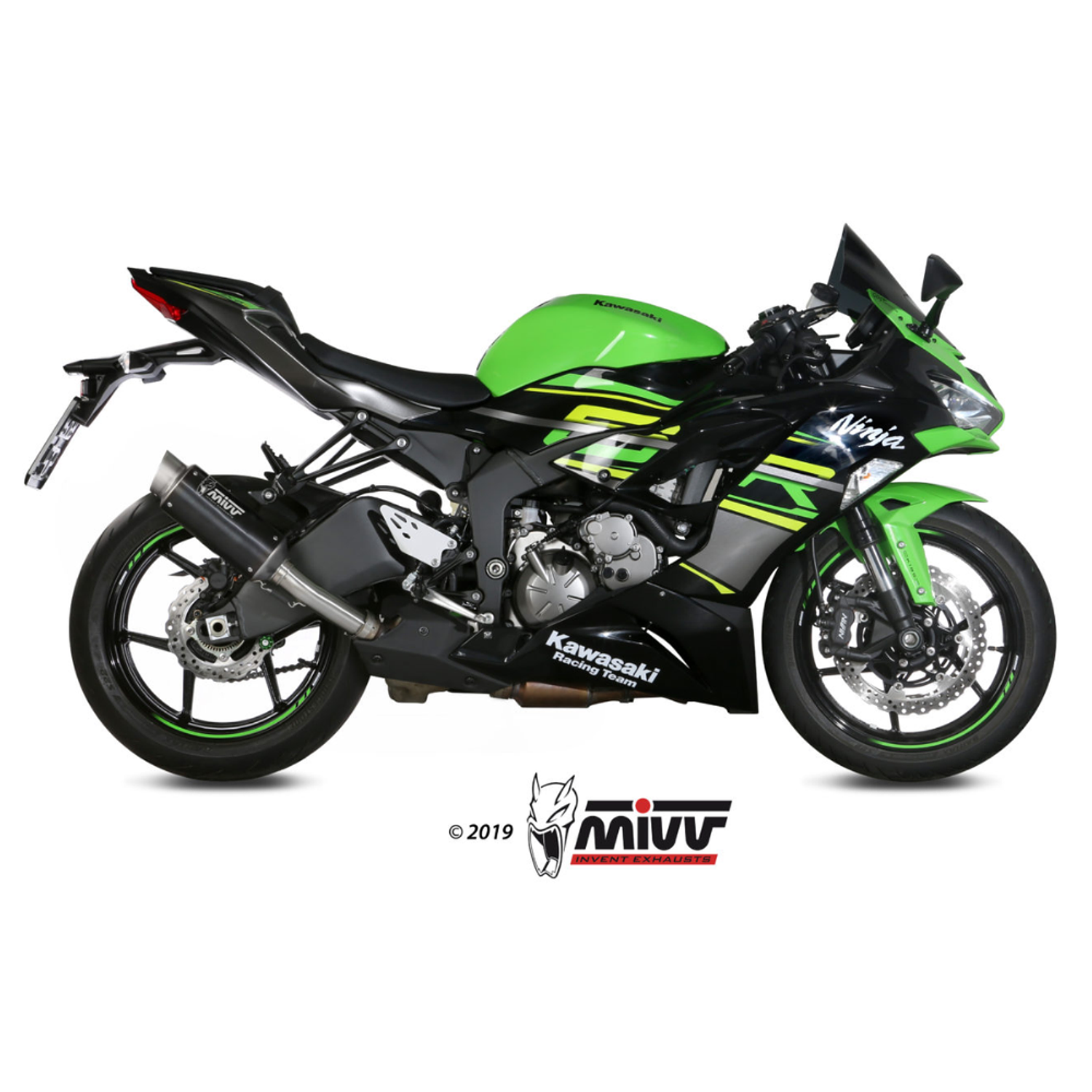Escape MIVV GP Pro Preto Kawasaki ZX-6 R 636 2019-2020 1