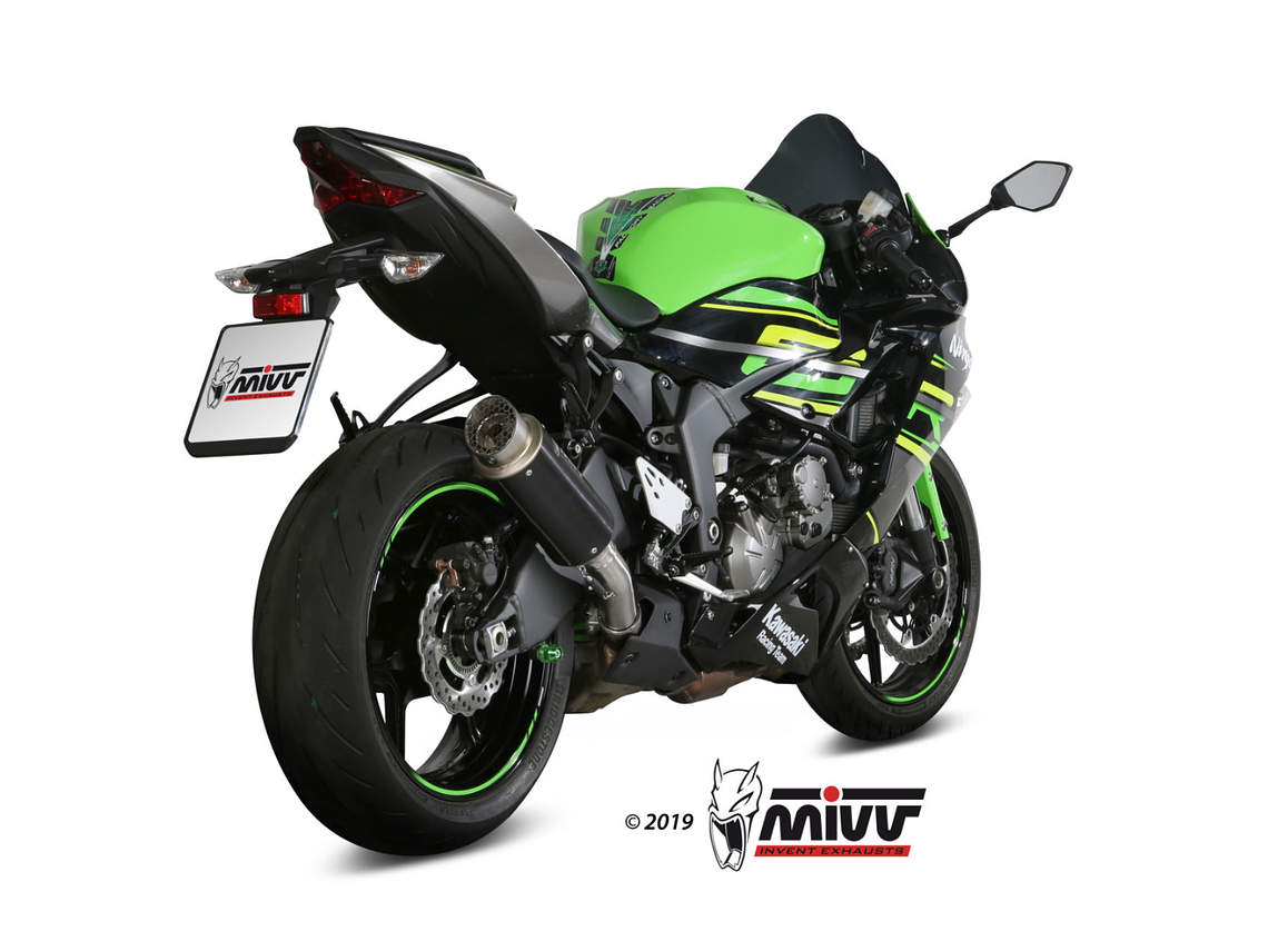 Escape MIVV GP Pro Preto Kawasaki ZX-6 R 636 2019-2020 2