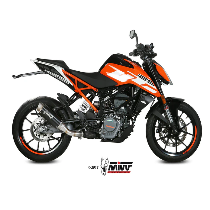 Escape MIVV KTM 125 Duke 2017-2020/KTM 390 Duke 2017-2020/ KTM RC 125 2017-2021/KTM RC 390 2017-2021  1