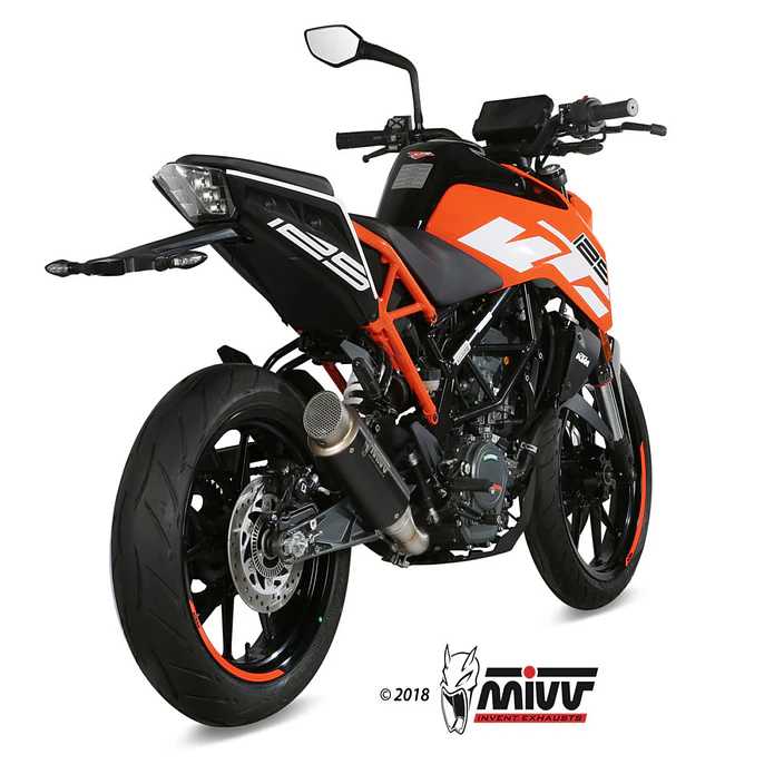 Escape MIVV KTM 125 Duke 2017-2020/KTM 390 Duke 2017-2020/ KTM RC 125 2017-2021/KTM RC 390 2017-2021  2