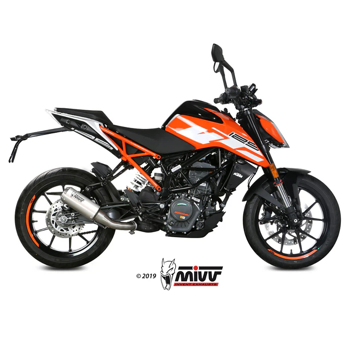 Escape MIVV MK3 KTM 125 DUKE 2017-2020/KTM 390 DUKE 2017-2020/ KTM RC 125 2017-2021/KTM RC 390 2017-2021 1