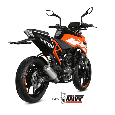 Escape MIVV MK3 KTM 125 DUKE 2017-2020/KTM 390 DUKE 2017-2020/ KTM RC 125 2017-2021/KTM RC 390 2017-2021