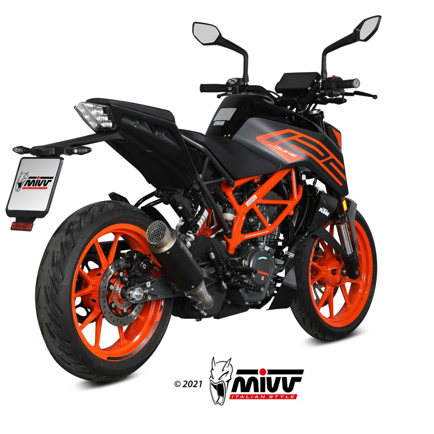 Escape MIVV GP Pro KTM Duke 125 2021/2023 2