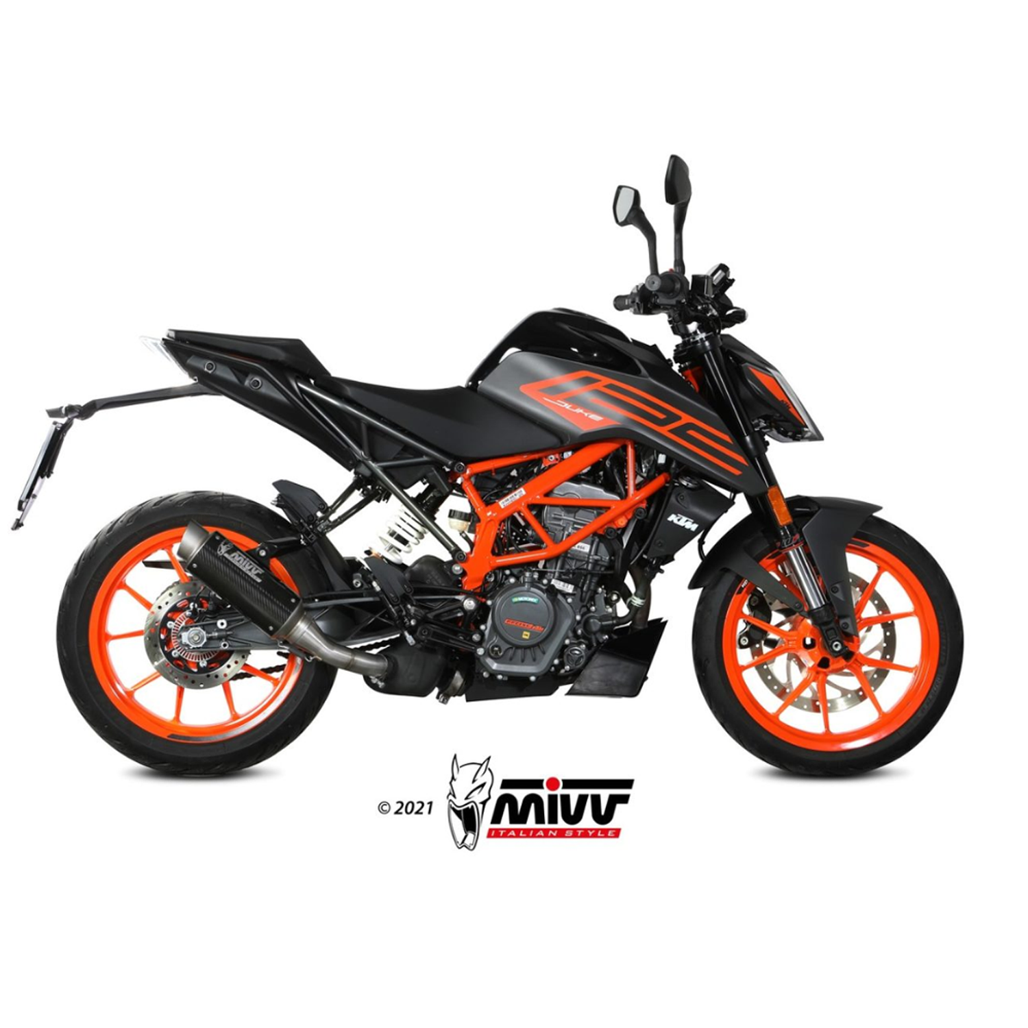 Escape MIVV GP Pro KTM Duke 125 2021/2023 4