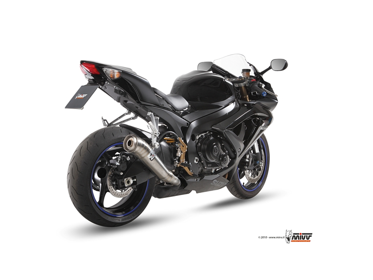 Escape MIVV Ghibli Inox Suzuki GSX-R 600 2008-2010  2