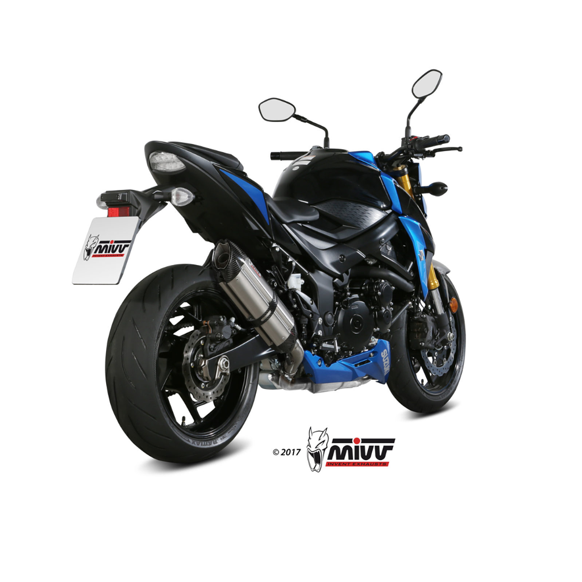 Escape MIVV Suono Inox Suzuki GSX-S 750 2017-2021  2