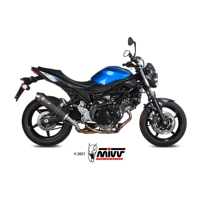 Escape MIVV Oval Carbono Tampa Carbono Suzuki SV 650 / X 2016-2021  1
