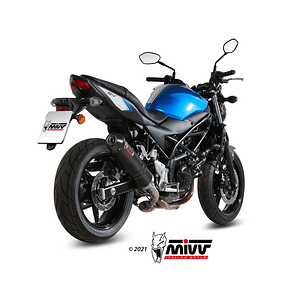 Escape MIVV Oval Carbono Tampa Carbono Suzuki SV 650 / X 2016-2021 