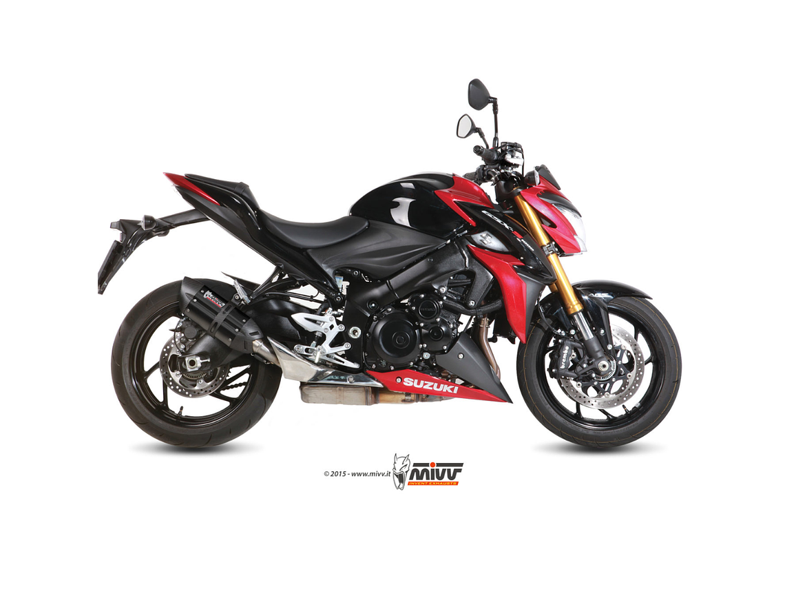 Escape MIVV Suono Preto Suzuki GSX-S 1000 / 1000 F 2015-2021  1