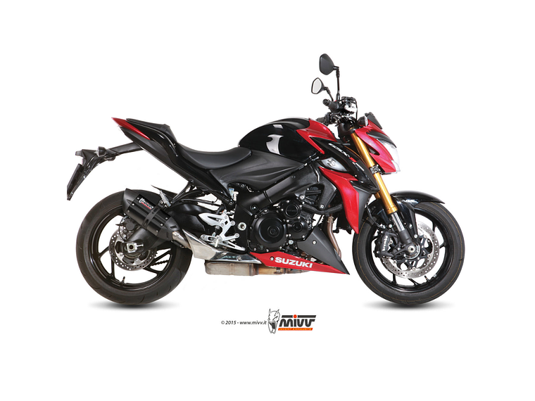 Escape MIVV Suono Preto Suzuki GSX-S 1000 / 1000 F 2015-2021  1