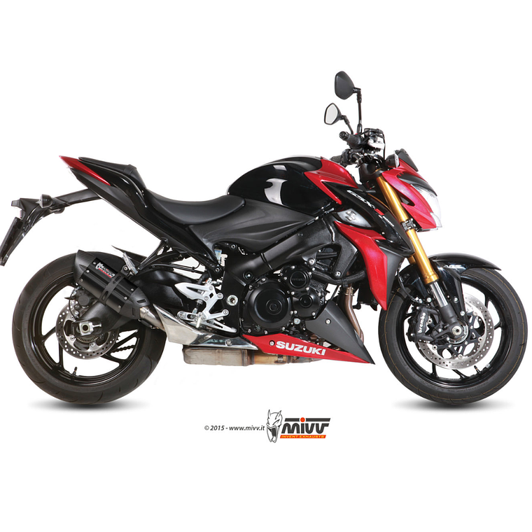 Escape MIVV Suono Preto Suzuki GSX-S 1000 / 1000 F 2015-2021  1