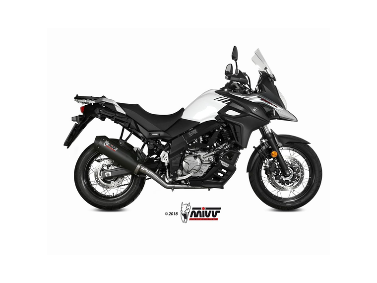 Escape MIVV Oval Carbono Suzuki DL V-Strom 650 / XT 2017-2024 1