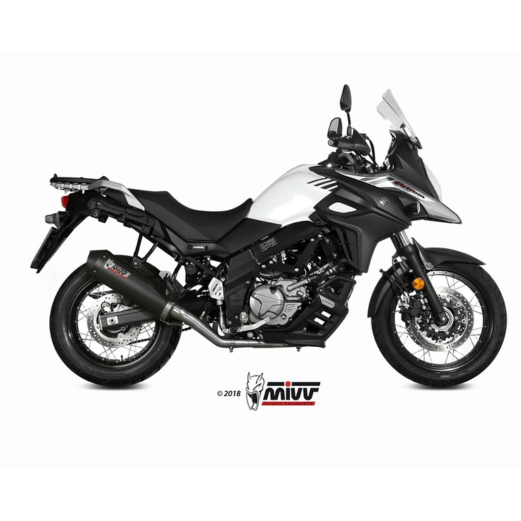 Escape MIVV Oval Carbono Suzuki DL V-Strom 650 / XT 2017-2024 1
